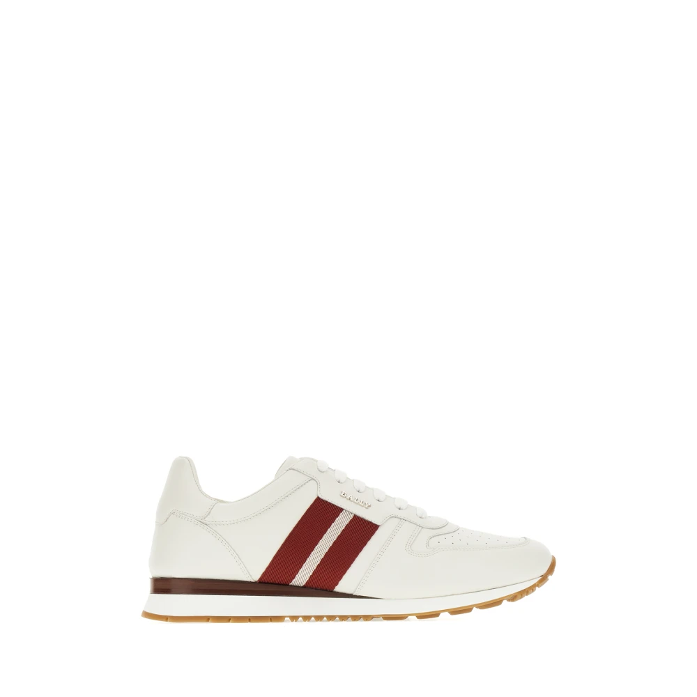 Bally Astel-Fo leren sneakers Heren Schoenen Wit