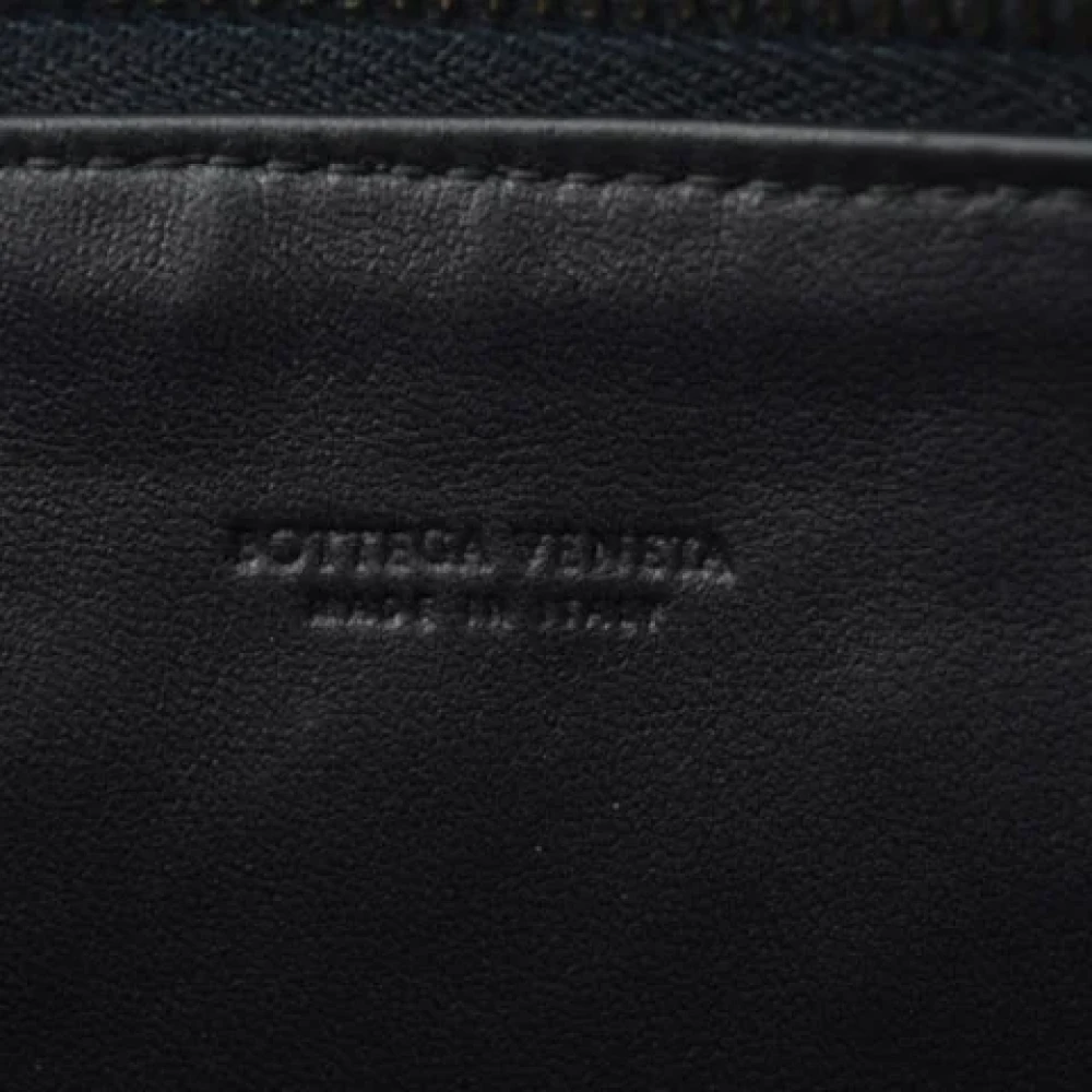 Bottega Veneta Vintage Pre-owned Leather clutches Black Dames