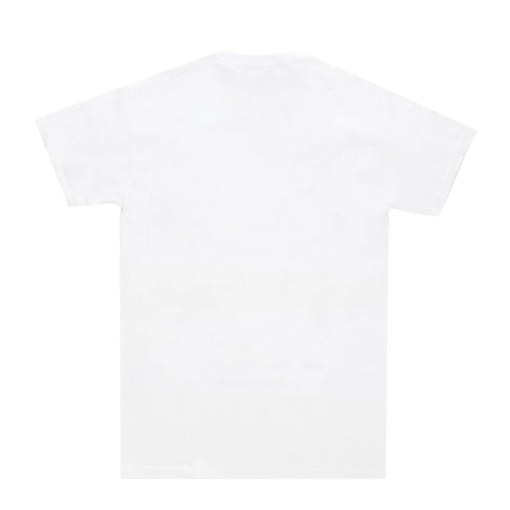 HUF Witte Connect The Dots Tee White Heren