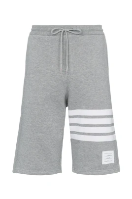 Grå Shorts med 4-Bar Rand