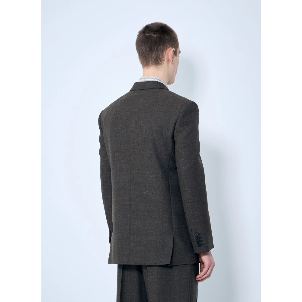 The Row Wollen Single-Breasted Blazer Brown Heren