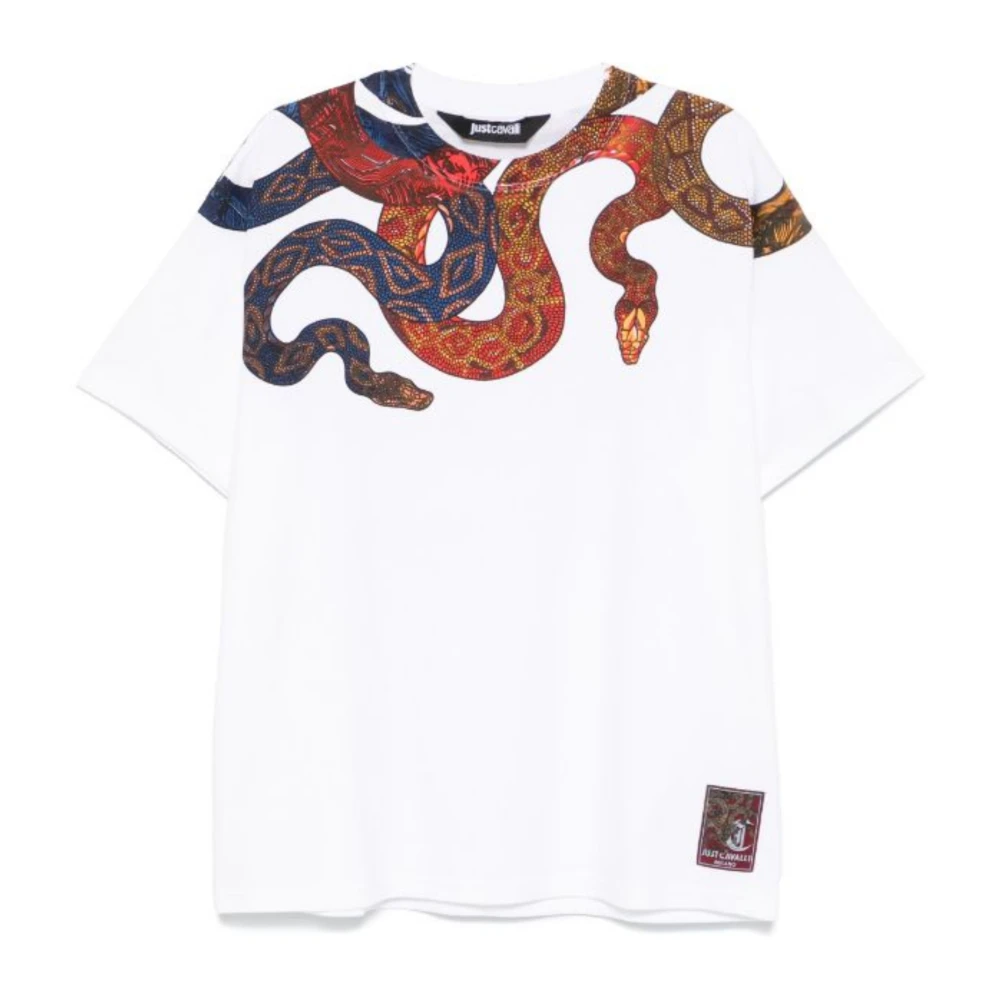 Just Cavalli T-shirts en Polos White Heren