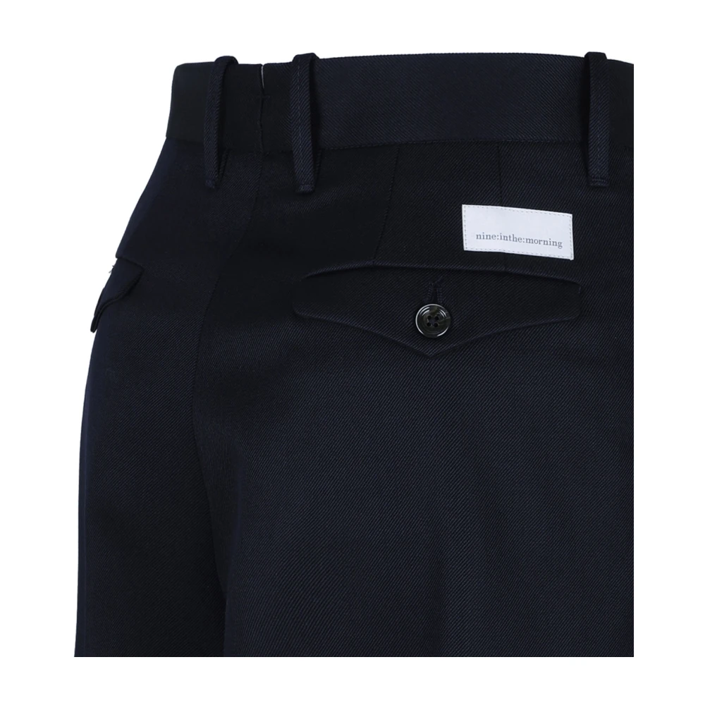 Nine In The Morning Blauwe Broek voor Ochtendstijl Blue Dames