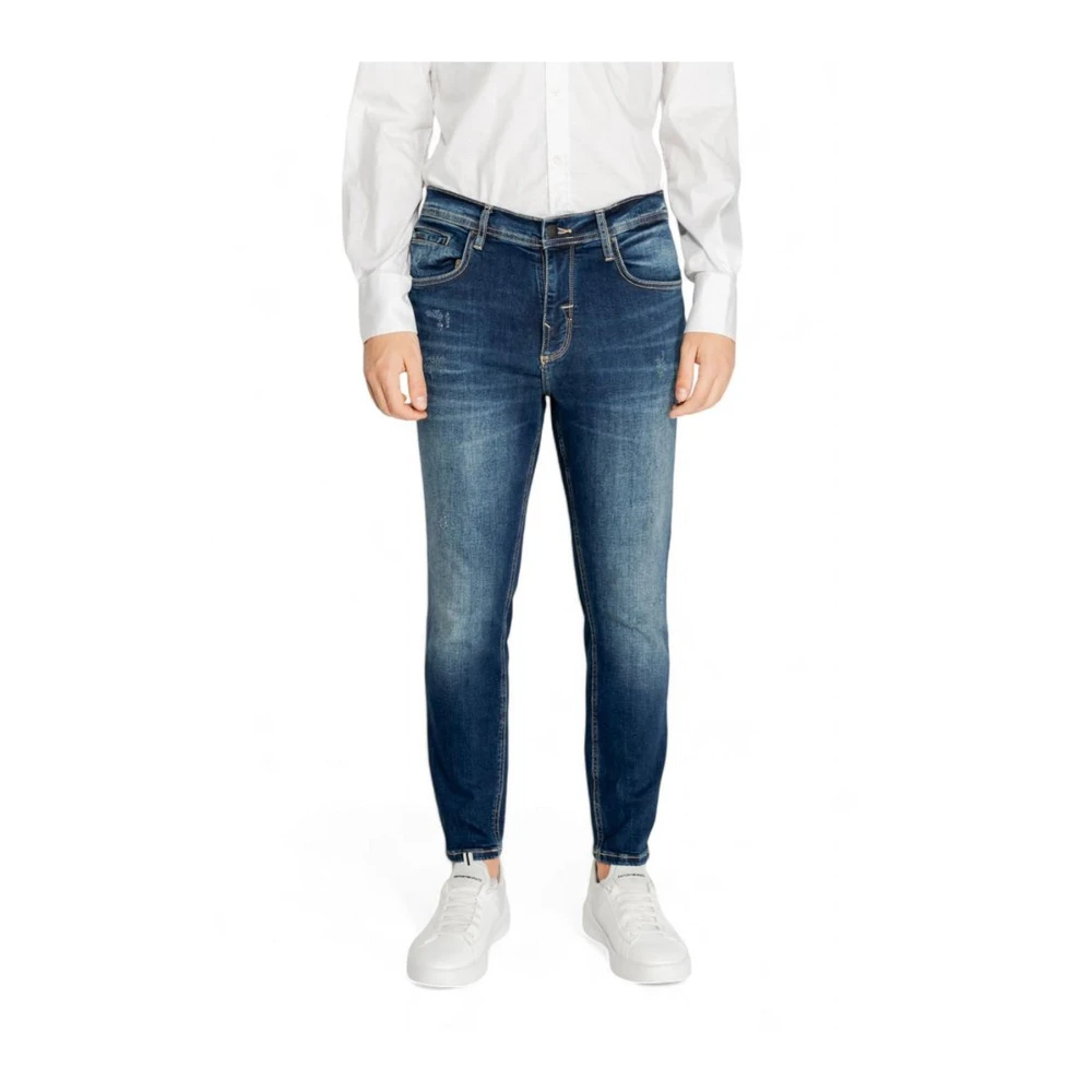 Antony Morato Blå Bomullsblandning Jeans Herr Höst/Vinter Blue, Herr