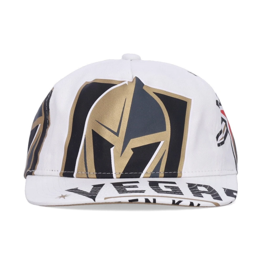 Mitchell & Ness NHL Vegas Golden Knights Platte Klep Pet White Heren