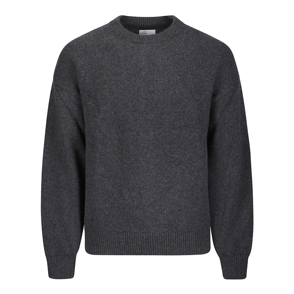 Colorful Standard Oversized Merino Wool Crew Sweater Gray, Herr