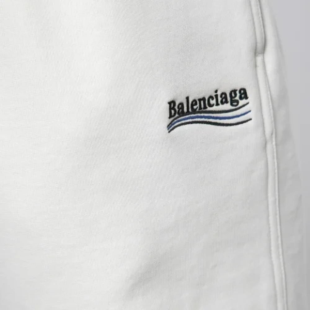 Balenciaga Vintage Pre-owned Cotton bottoms White Dames