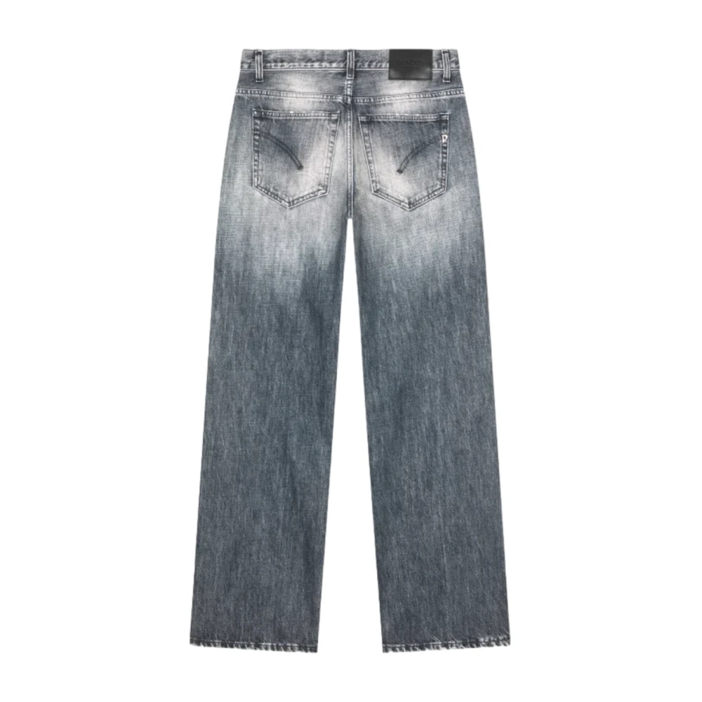 Dondup Wide Leg Jeans Jacklyn Gray Dames