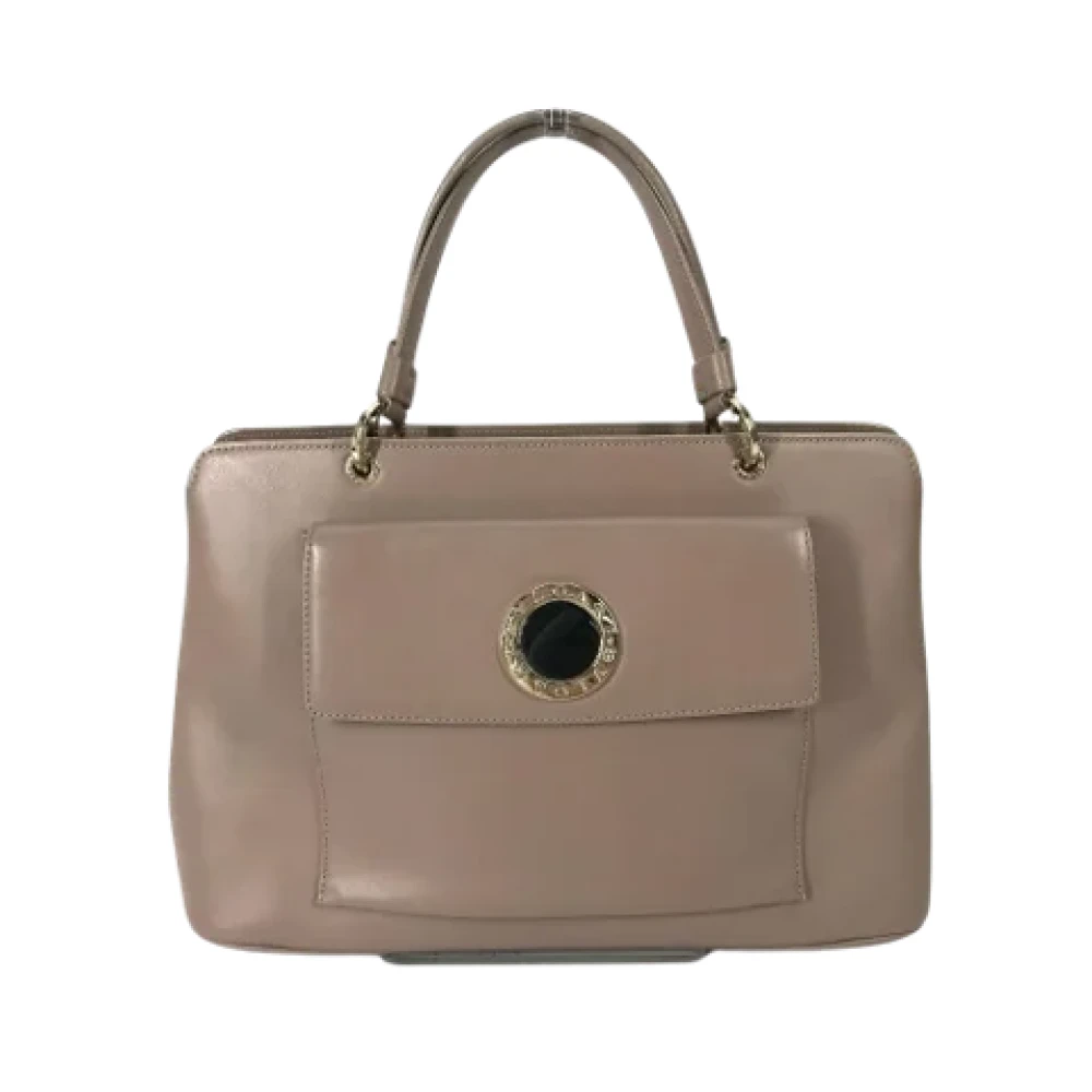 Bvlgari Vintage Pre-owned Leather shoulder-bags Pink Dames
