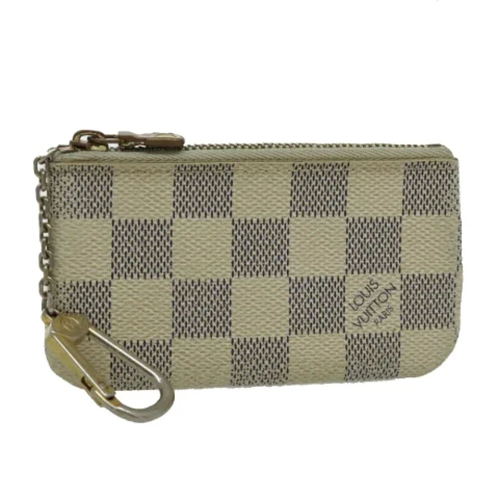Louis Vuitton Vintage Pre-owned Canvas wallets White Dames