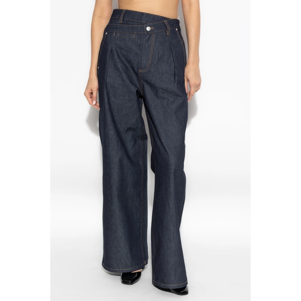 Munthe Hoge taille jeans Blue Dames
