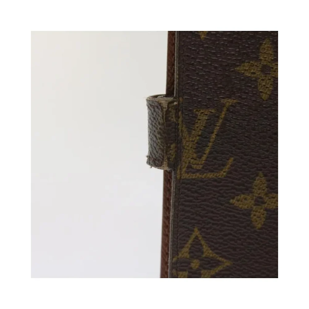 Louis Vuitton Vintage Pre-owned Coated canvas home-office Brown Dames