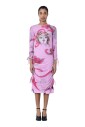 robe-midi-en-maille-imprimee-et-froncee