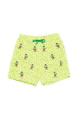 Gustavia Broderade Badshorts