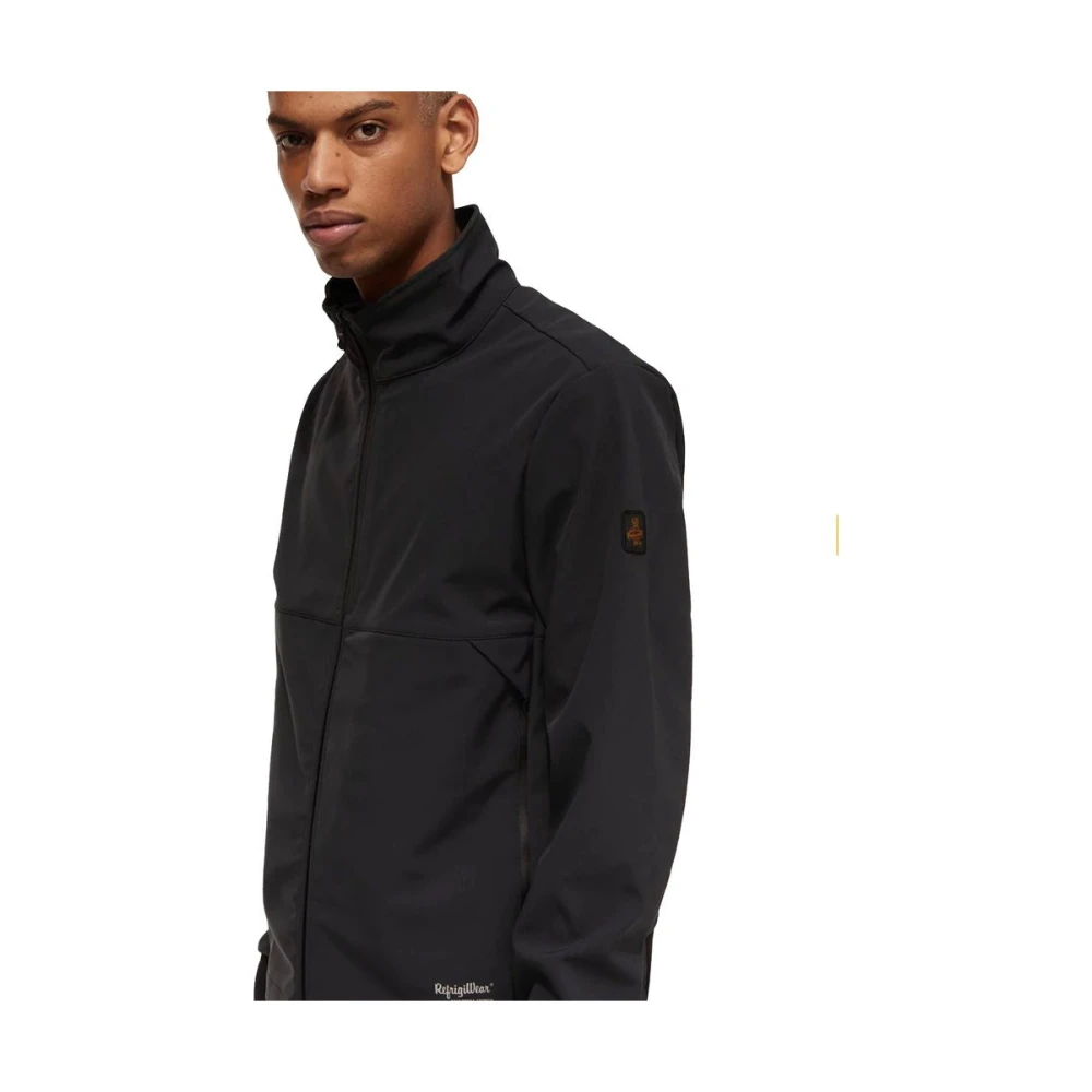 RefrigiWear Zwarte Nylon Bomberjack Black Heren