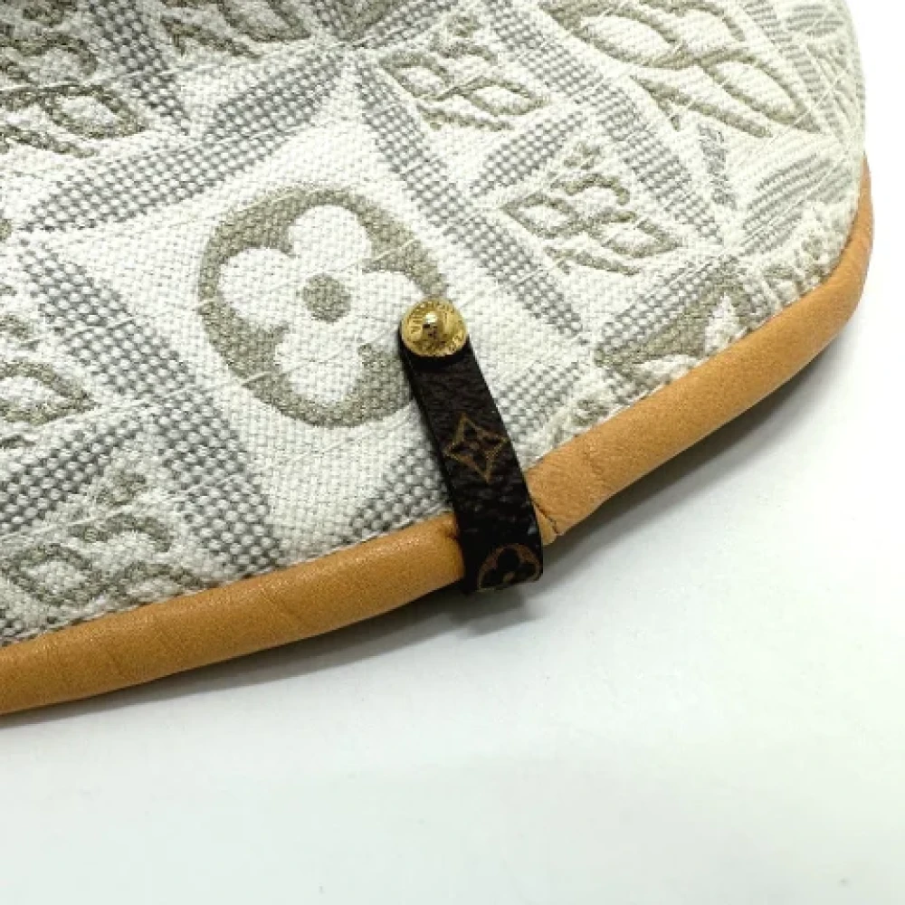 Louis Vuitton Vintage Pre-owned Cotton hats Beige Dames