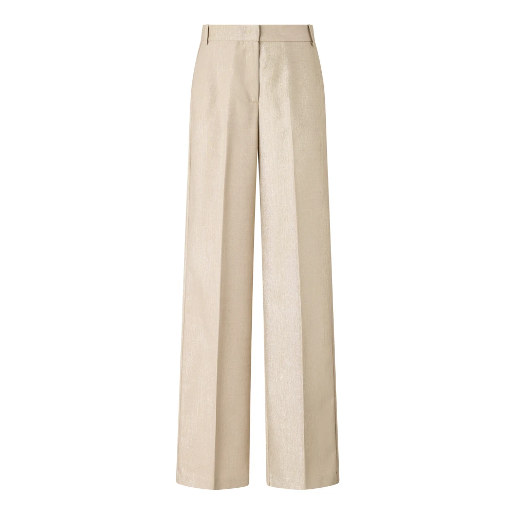 Pinko Vrouw Beige Broeken Dames, Xs, Wijde Broek