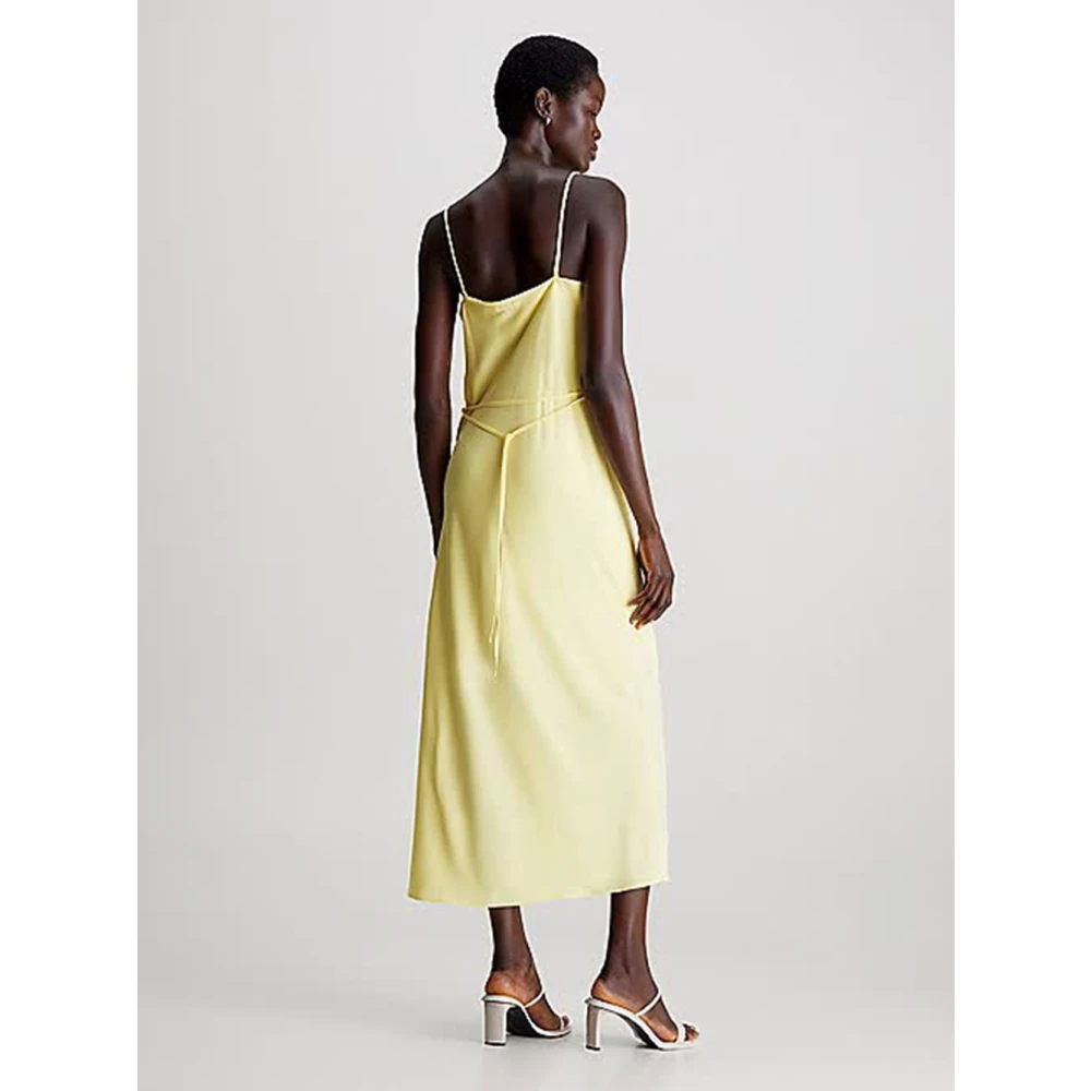 Calvin Klein Maxi Dresses Yellow Dames