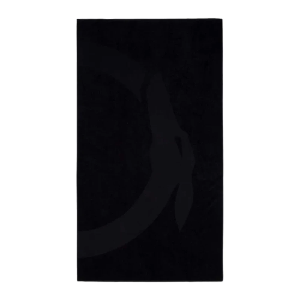 Trussardi Strandhanddoek voor volwassenen Black Unisex