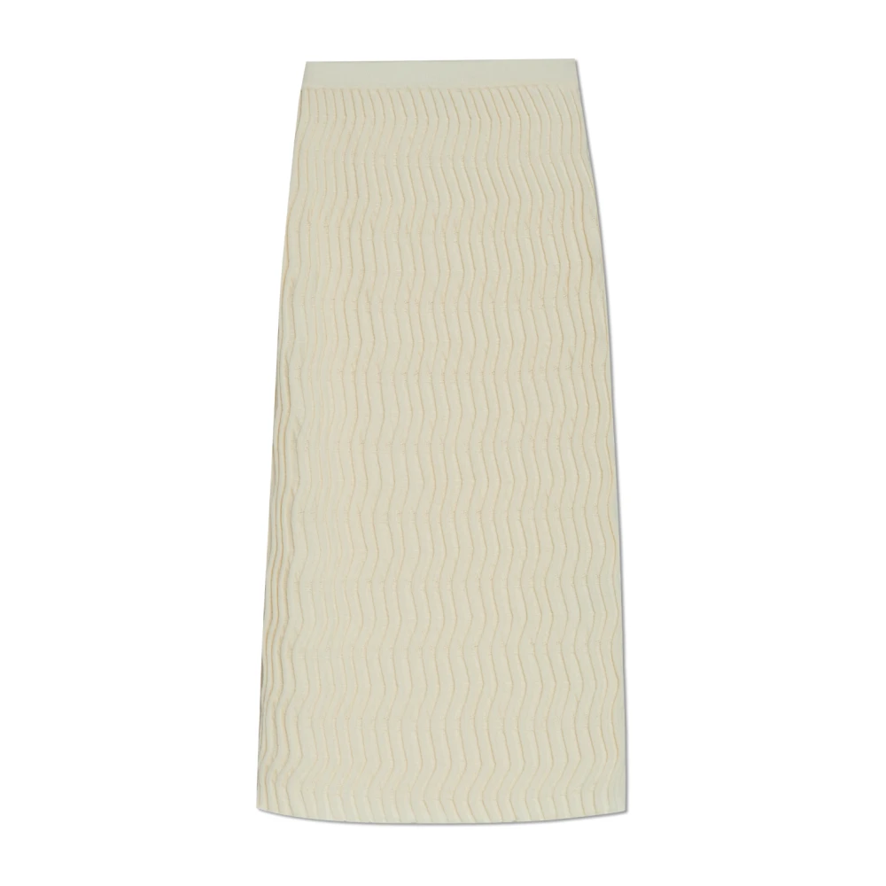Bottega Veneta Wollen rok Beige Dames