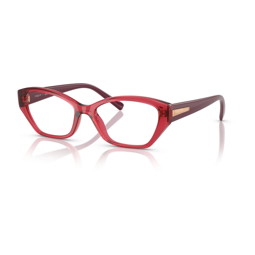 Vogue Transparant Rood Montuur Red Dames
