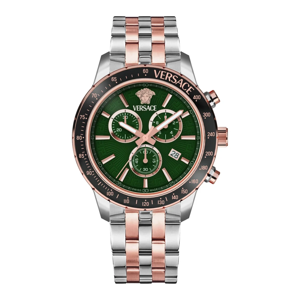 Versace Multicolor Watches, Male, One Size, Men's Watch Sport Chrono - Vezca Bicolor Vezca0424