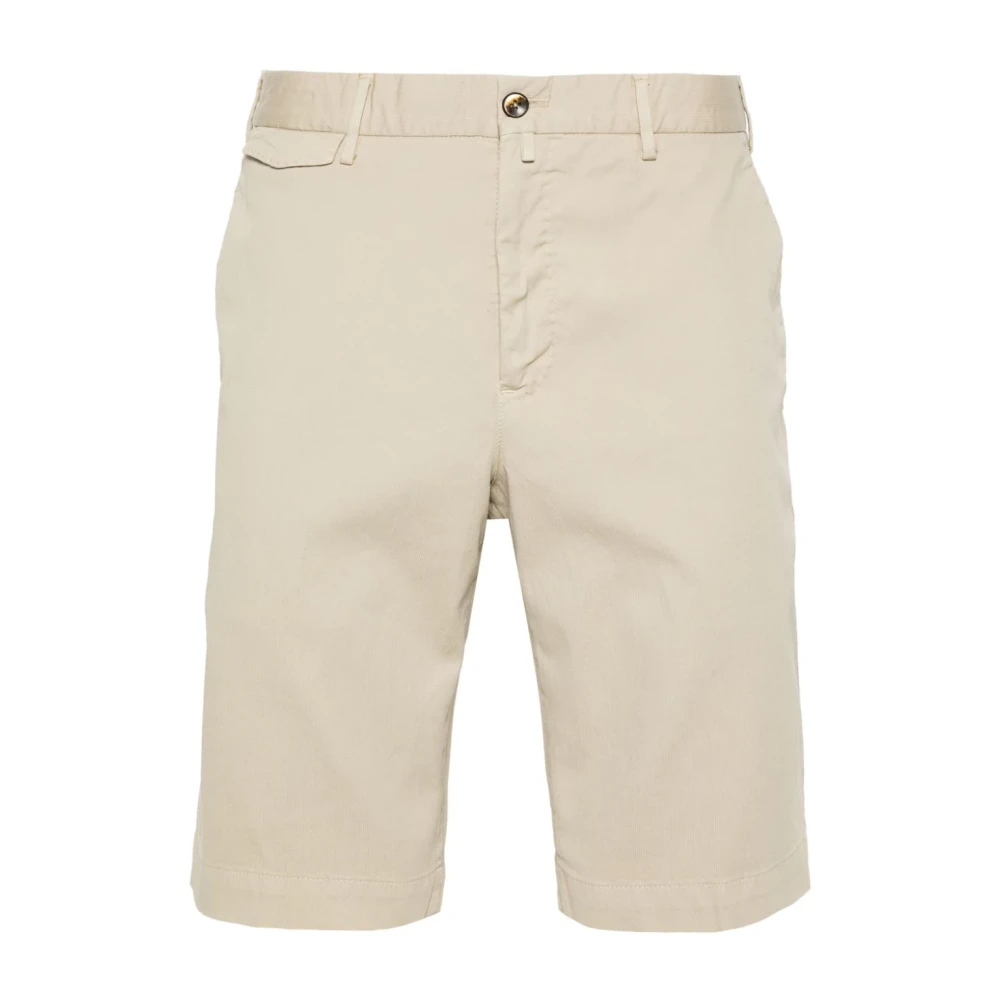 PT Torino Beige Katoenen Bermuda Shorts Beige Heren