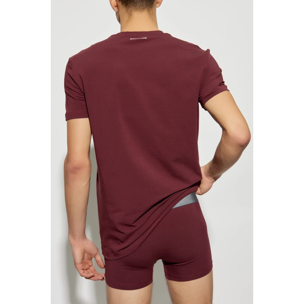 Dsquared2 T-shirt uit de ondergoedlijn Red Heren