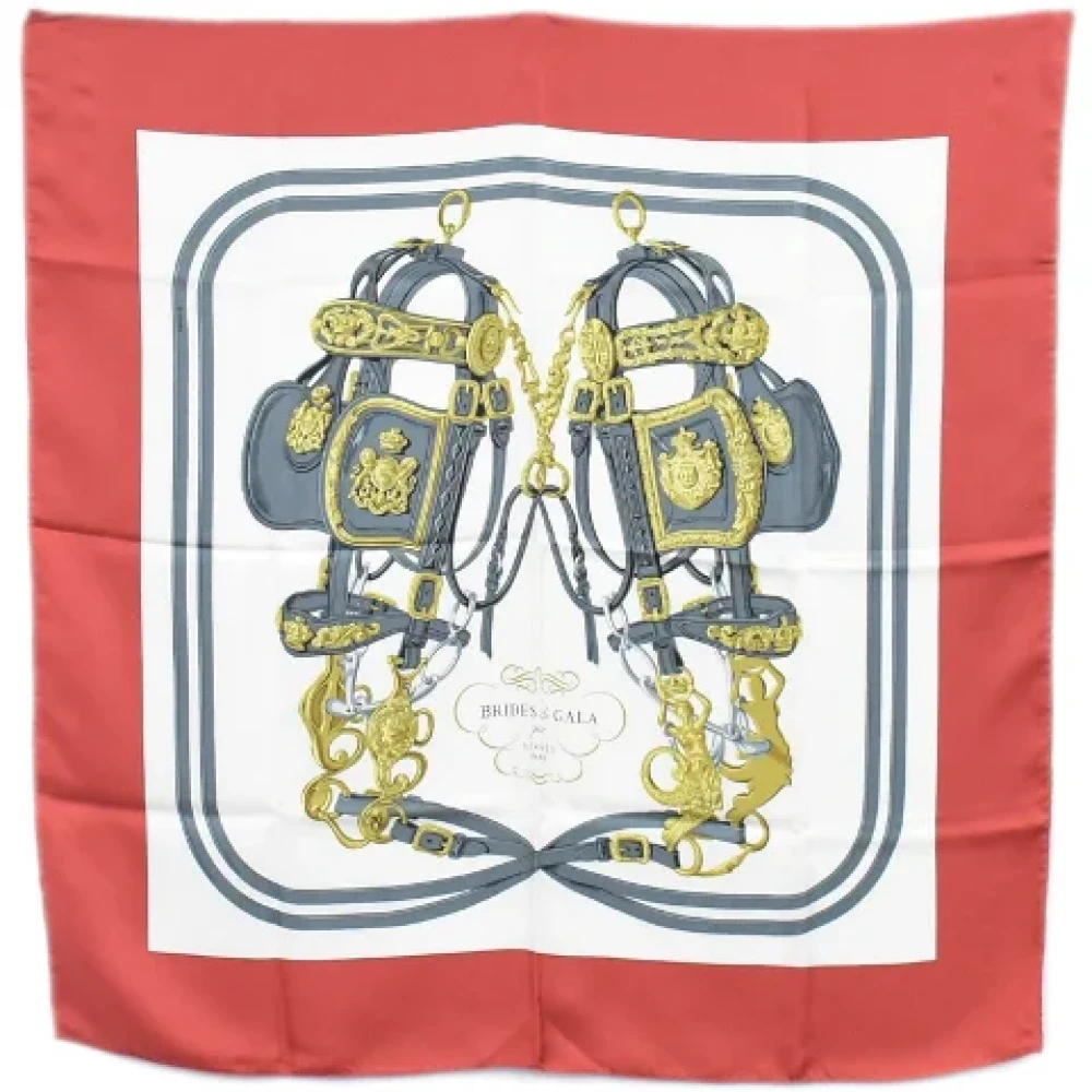 Pre-owned > Pre-owned Accessories > Pre-owned Scarves - - Hermès Vintage - Modalova