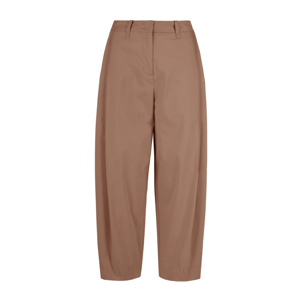 BomBoogie Hoge taille Chino-broek in Dusty Pink Dames