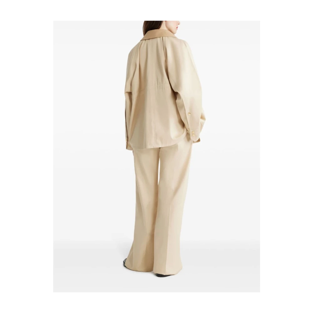 Patou Witte Jassen & Mantels voor Vrouwen Brown Dames