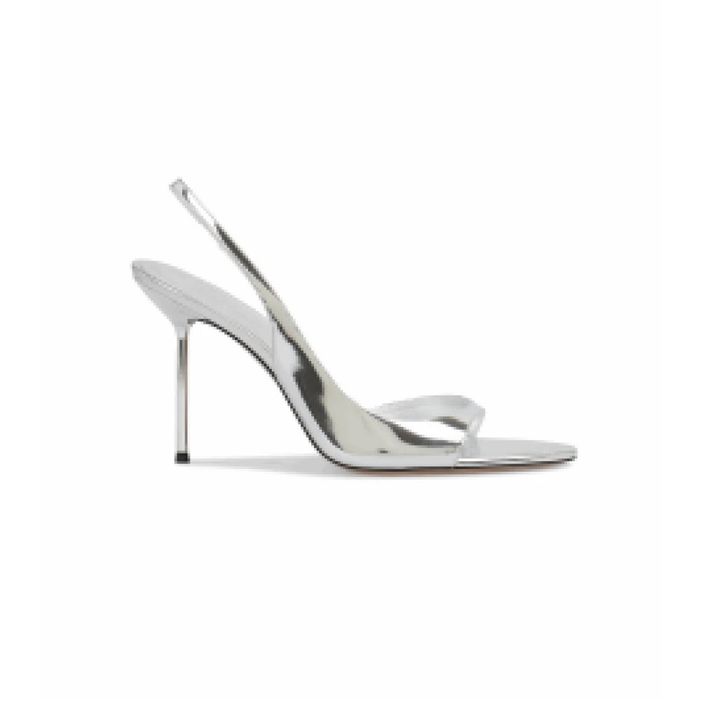 Paris Texas Vrouw Grijs Met Hak Zilver,High Heel Sandals