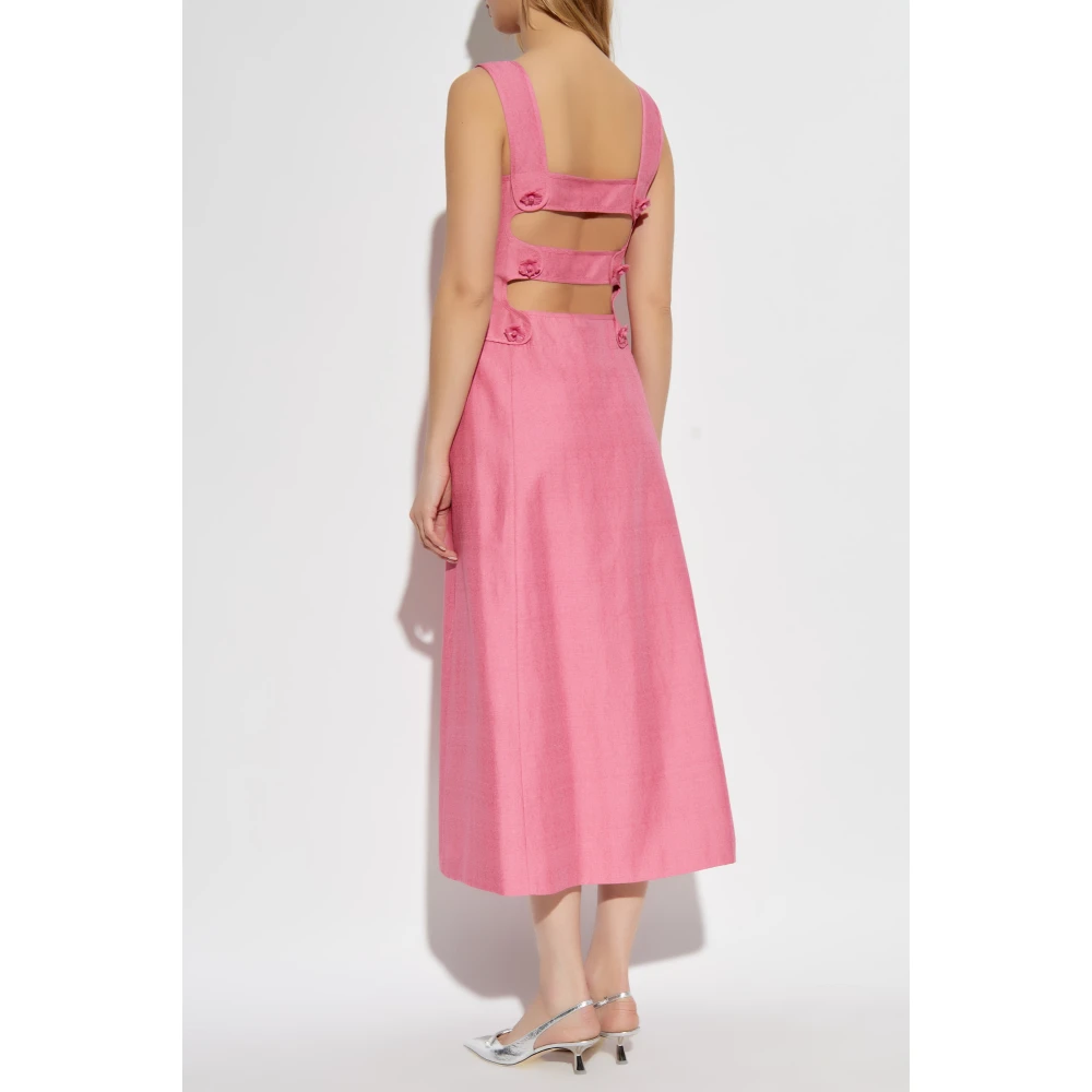 Cult Gaia Jurk Leight Pink Dames
