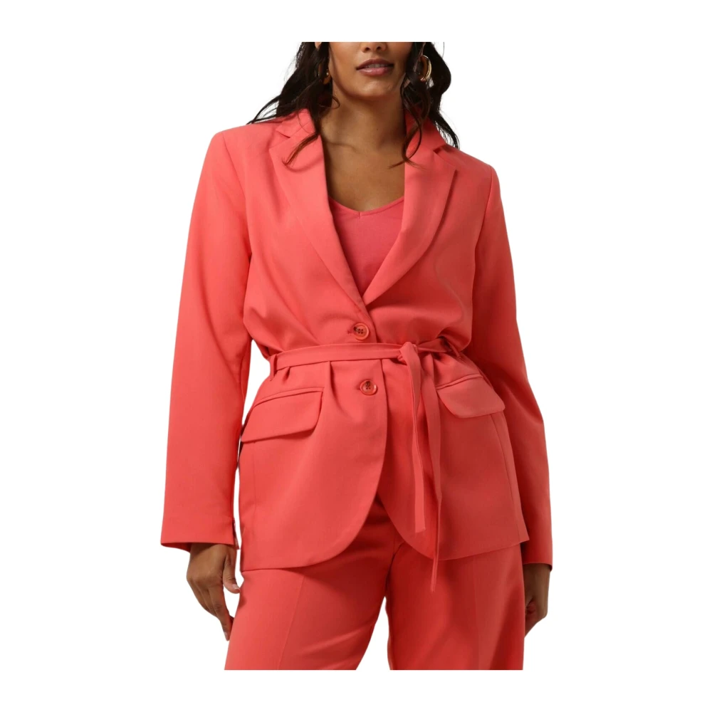 Summum Woman Blazer Soft Foam Koraal Stijlvol Trendy Pink Dames