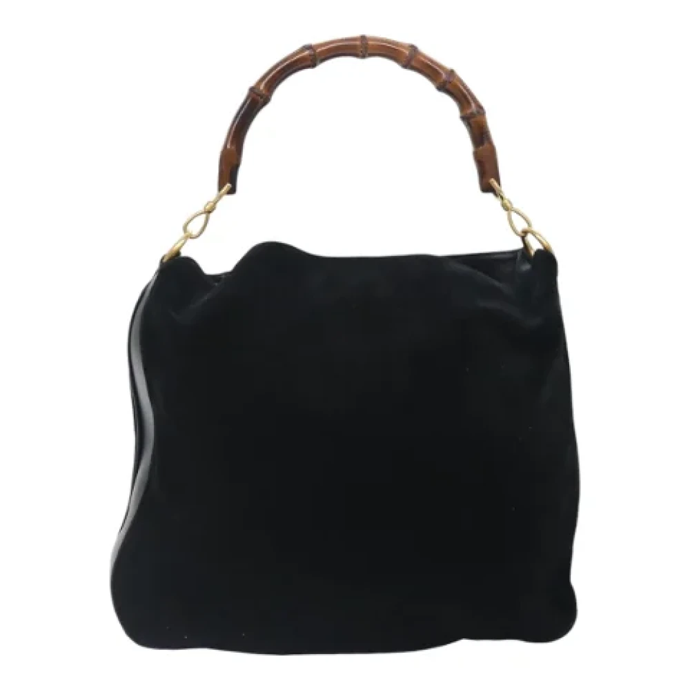 Gucci Vintage Pre-owned Suede gucci-bags Black Dames