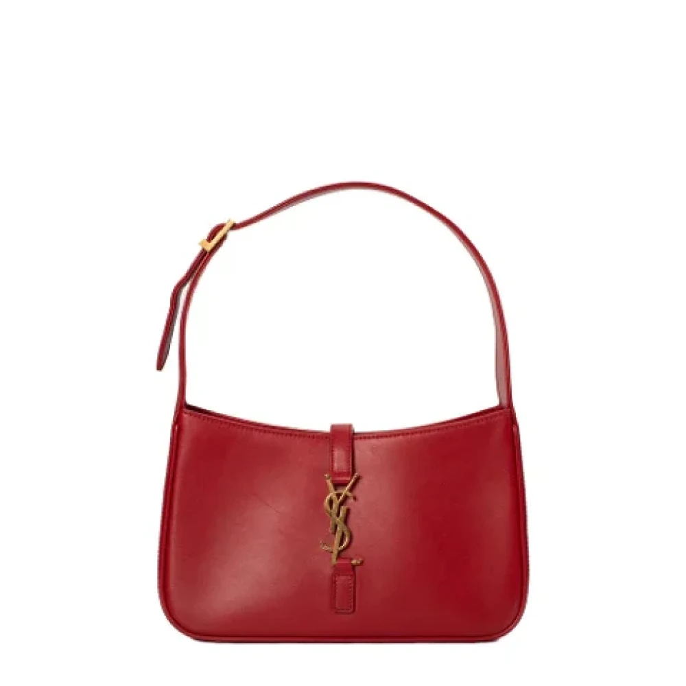 Yves Saint Laurent Vintage Pre-owned Leather handbags Red Dames