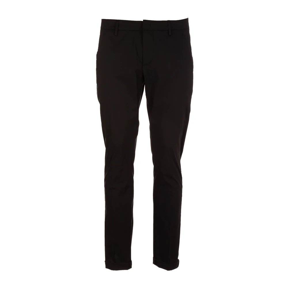 Dondup Zwarte Broek Gaubert Stijl Black Heren
