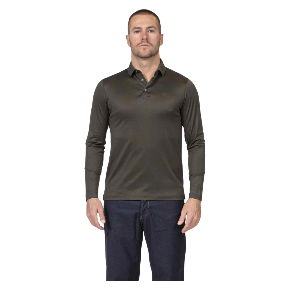 Emporio Armani Grön Polo Shirts