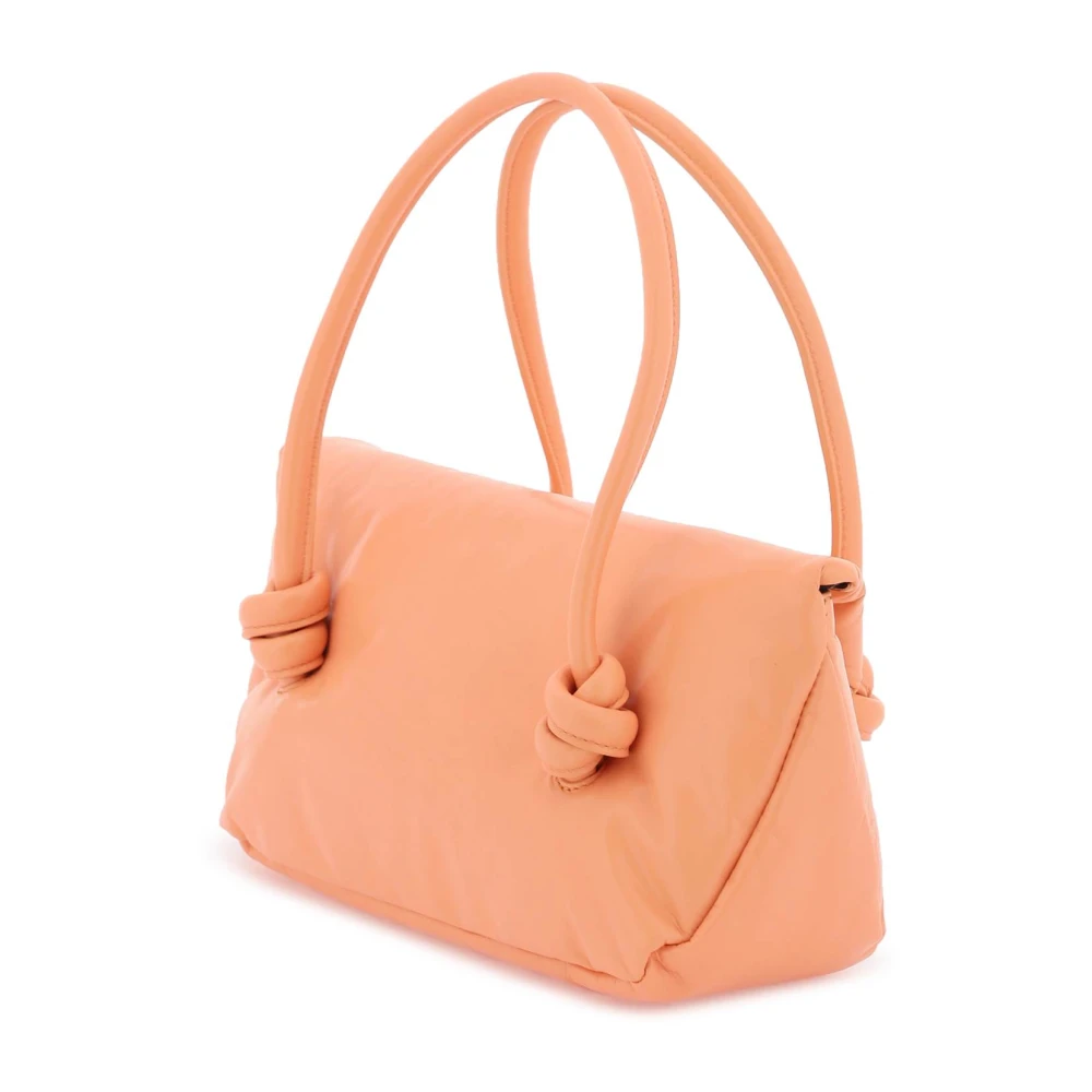 Jil Sander Schoudertas van kreukel-effect lakleer Pink Dames
