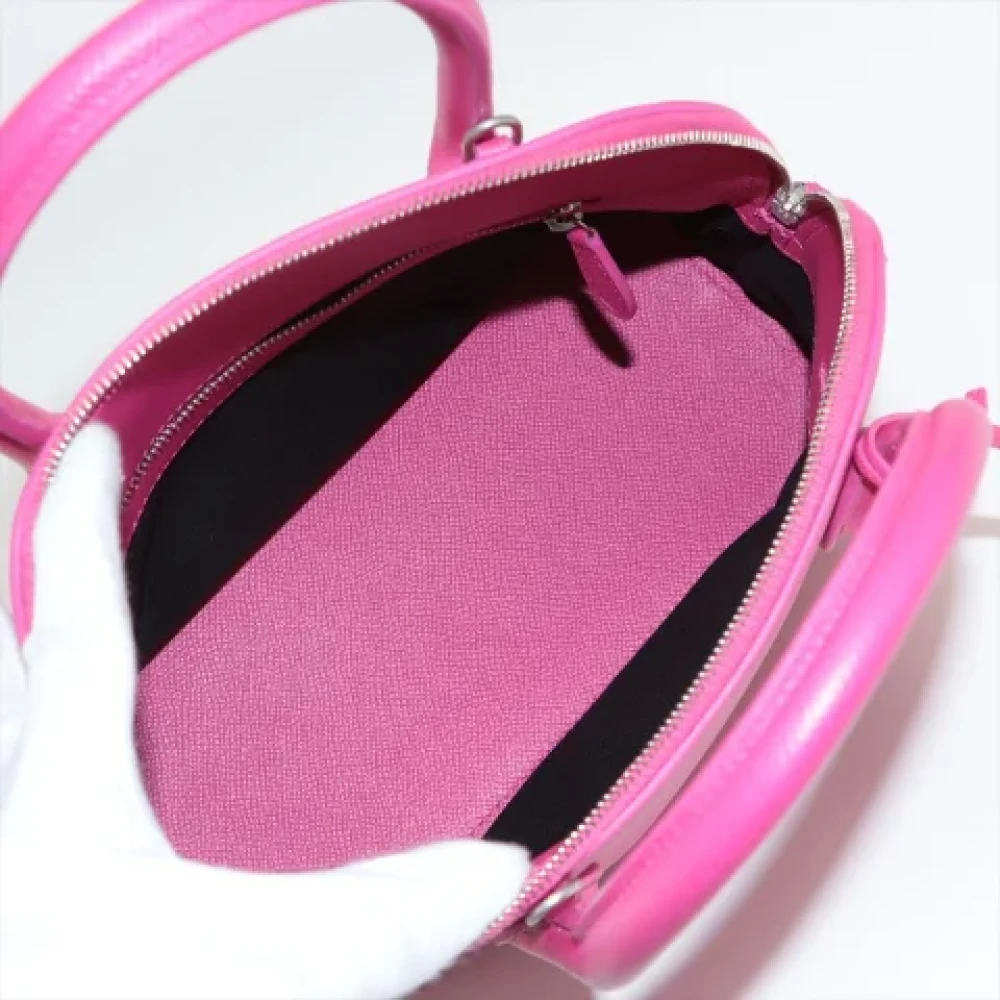 Balenciaga Vintage Pre-owned Leather handbags Pink Dames