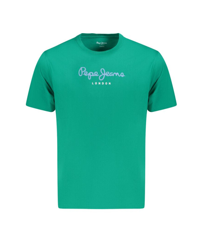 t-shirt-en-coton-vert-avec-logo