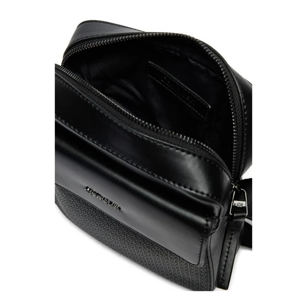 Calvin Klein Verticale Lijnen Reporter Tas Black Heren