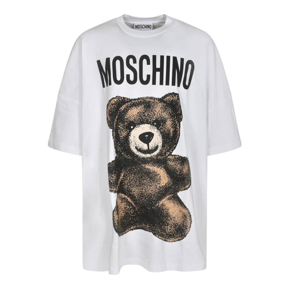 Moschino Stijlvolle T-shirts en Polos White Heren
