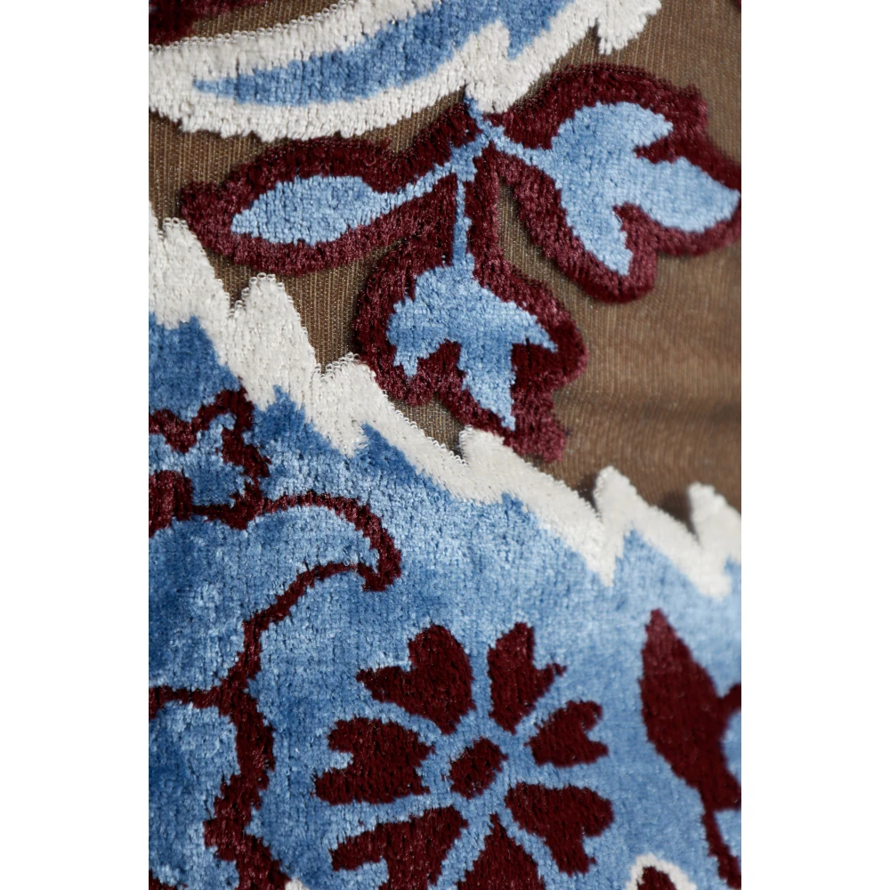 ETRO Gestreepte jurk met fluwelen afwerking Multicolor Dames