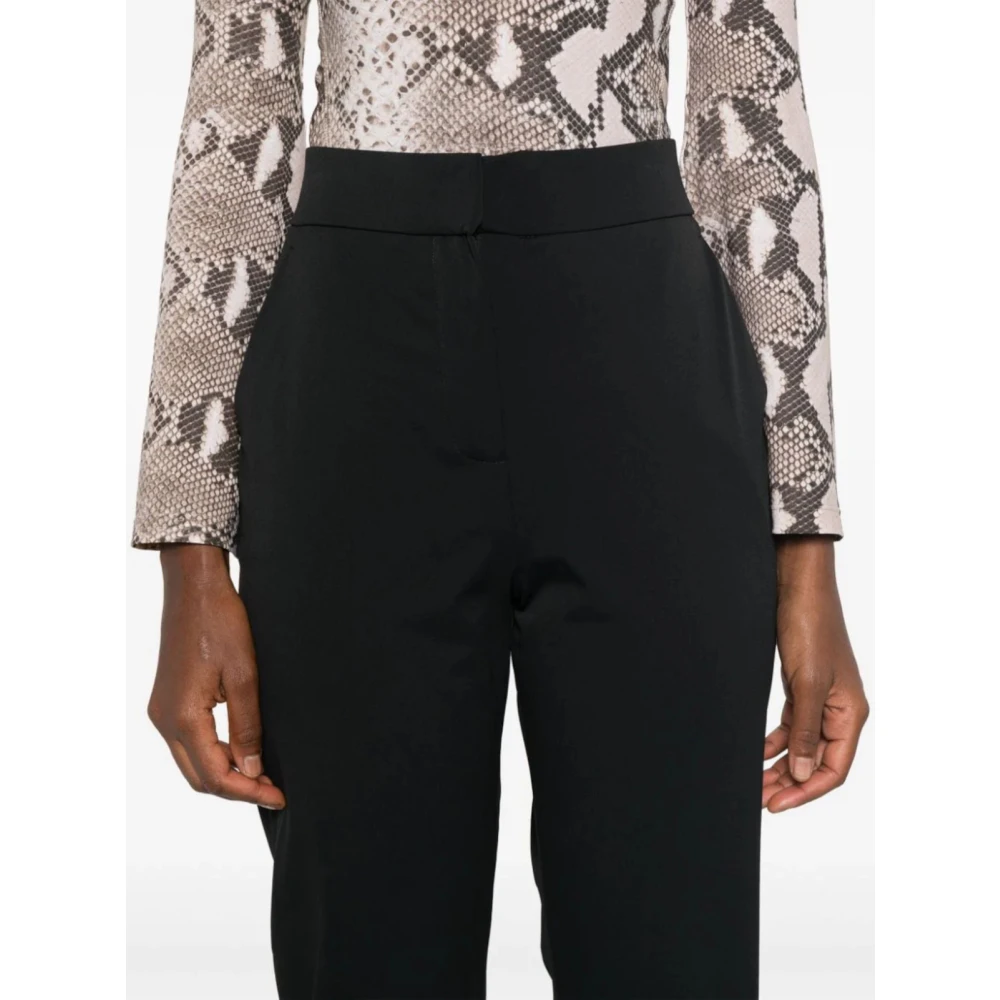 Max Mara Zwarte Golfbroek Easywear Stijl Black Dames