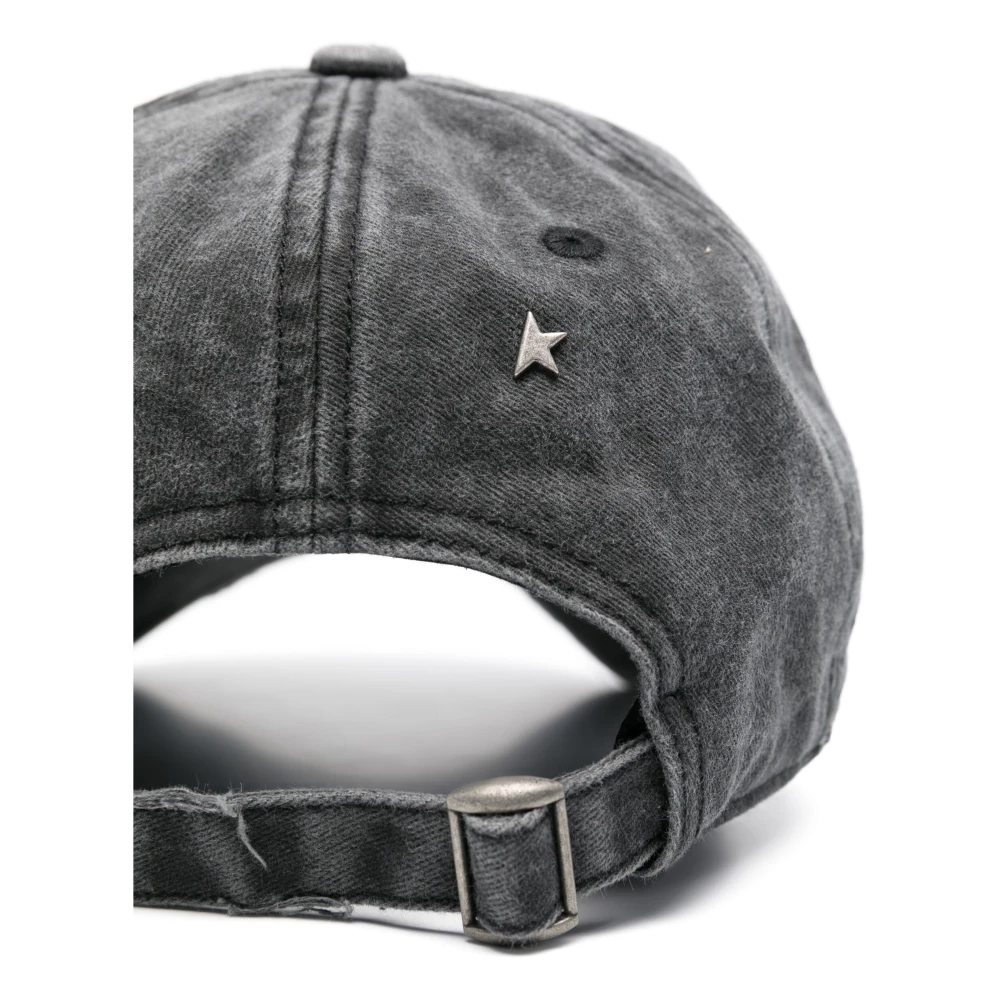 Golden Goose Geborduurde katoenen baseballpet Gray Heren