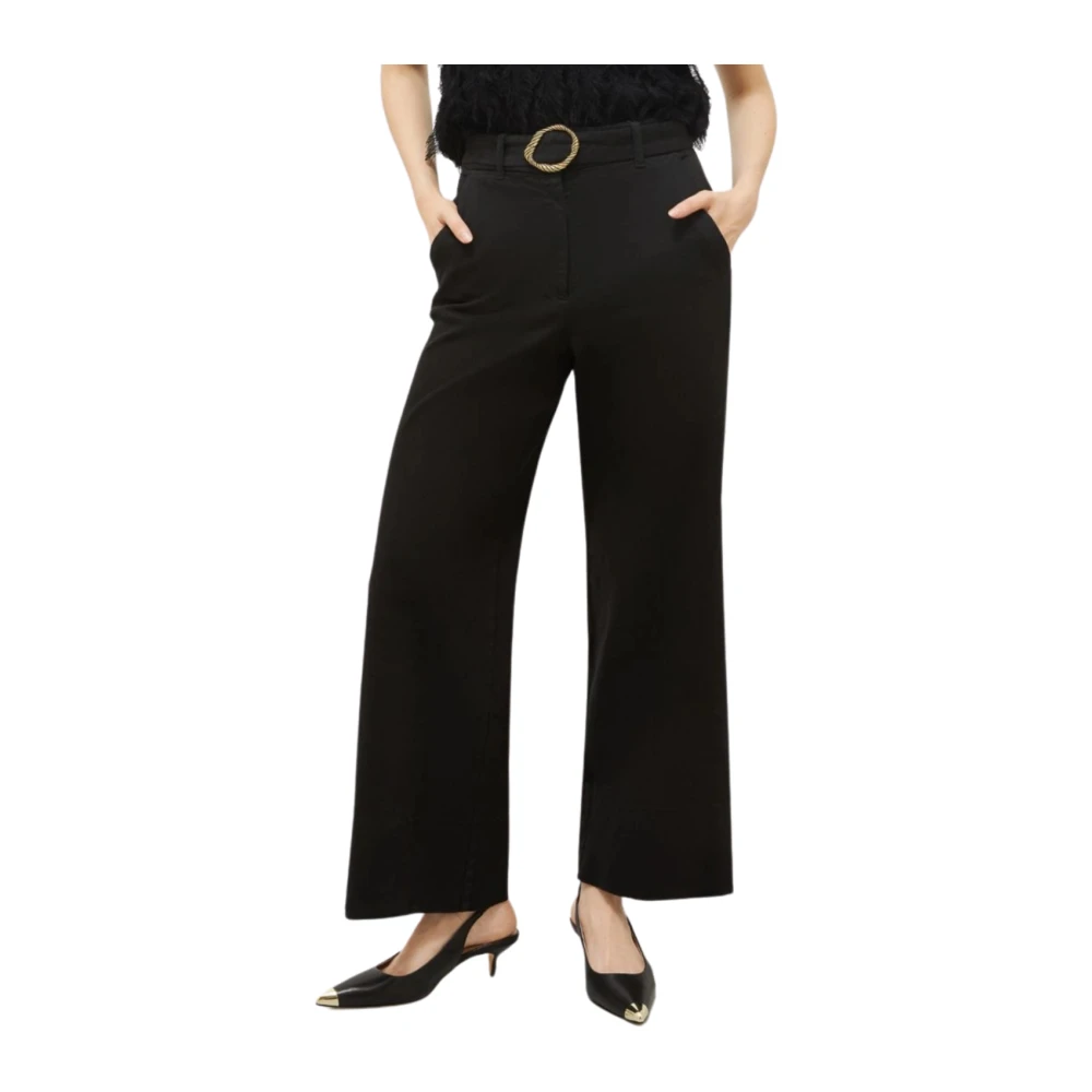 Marella Reseda Broek in Zwart Black Dames