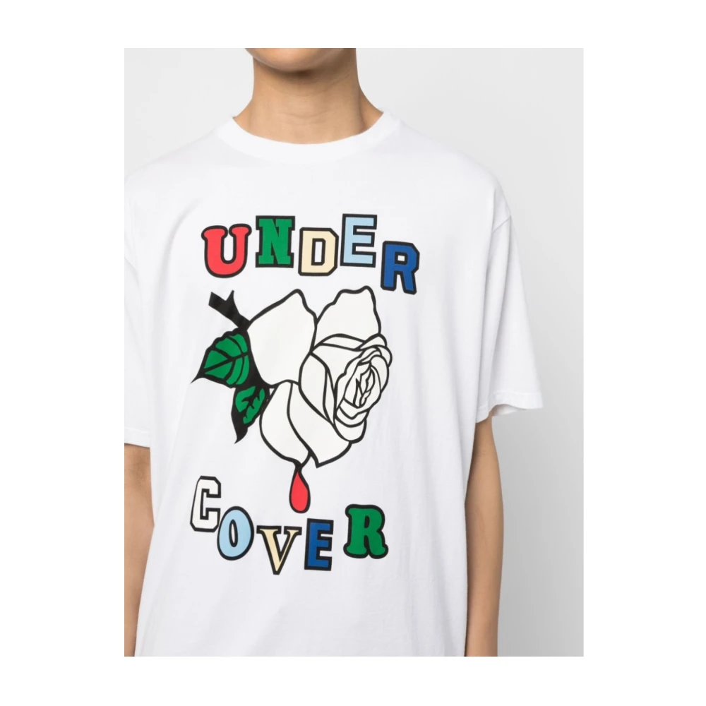 Undercover Witte T-shirt Uc2C3807 Multicolor Heren