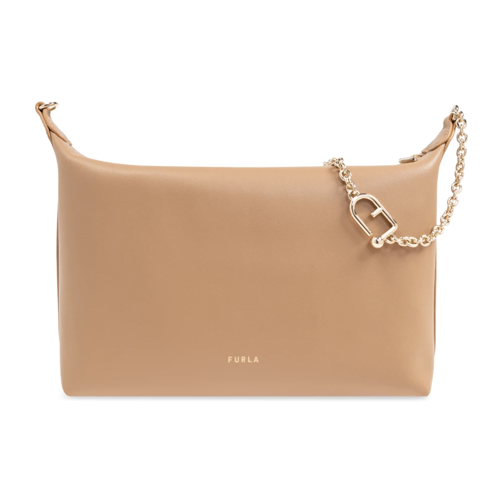 Furla Schoudertas Nuvola Mini Beige Dames