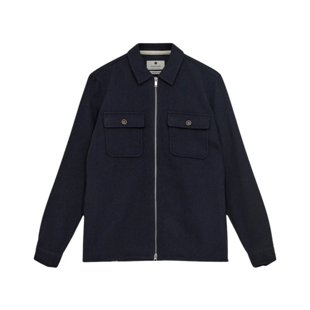 Anerkjendt Blauw Heavy Twill Overshirt Blue Heren